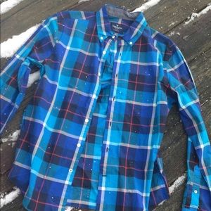 Blue American Eagle Flannel